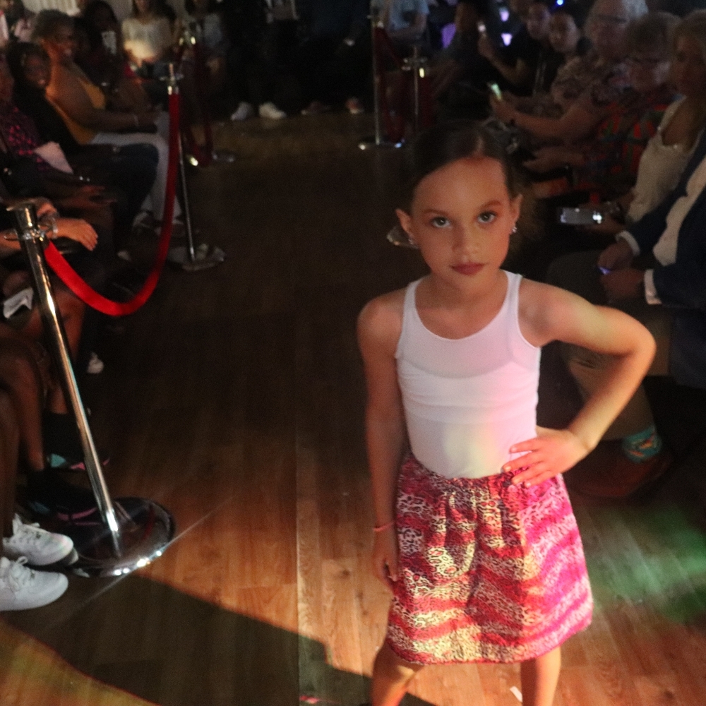 3/$25 Pink leopard skirt and tee